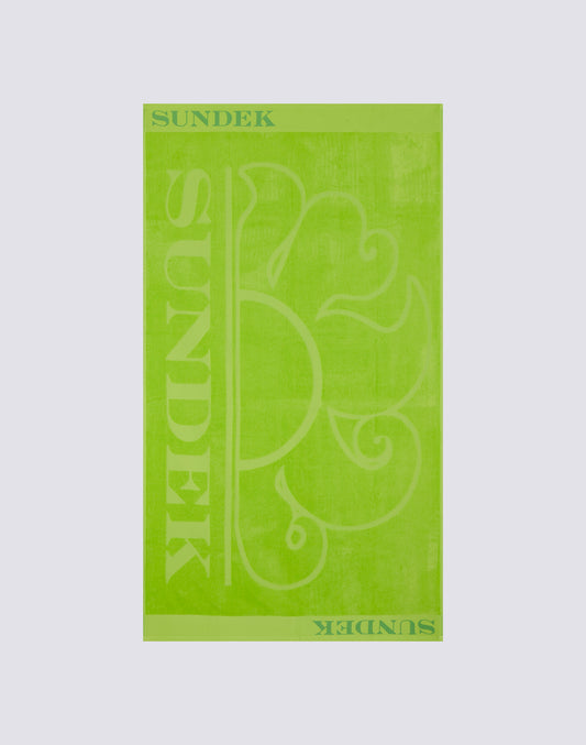 TELO MARE JACQUARD CON LOGO