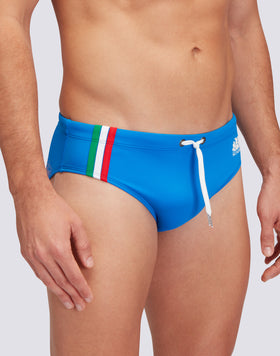 BRIEFS WITH TRICOLOUR DETAIL