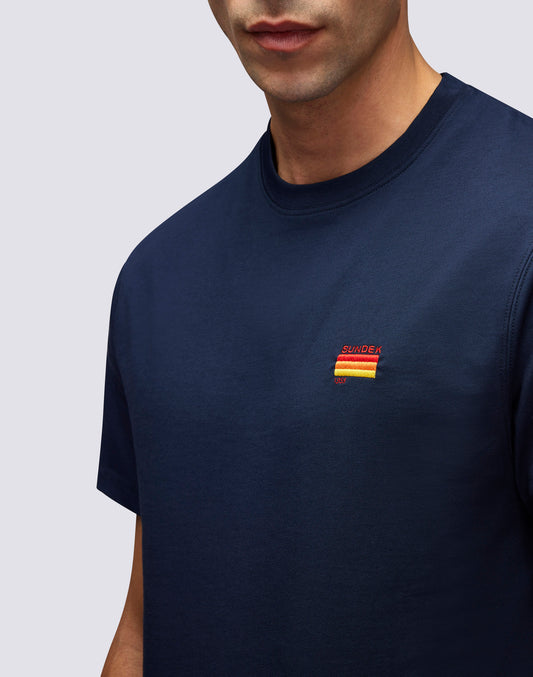 T-SHIRT CON RICAMO TRICOLORE