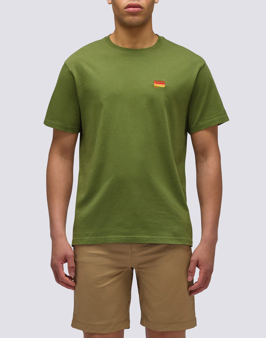 T-SHIRT CON RICAMO TRICOLORE