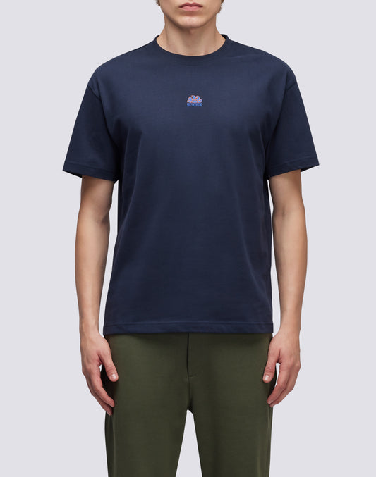 T-SHIRT GIROCOLLO IN COTONE CON LOGO