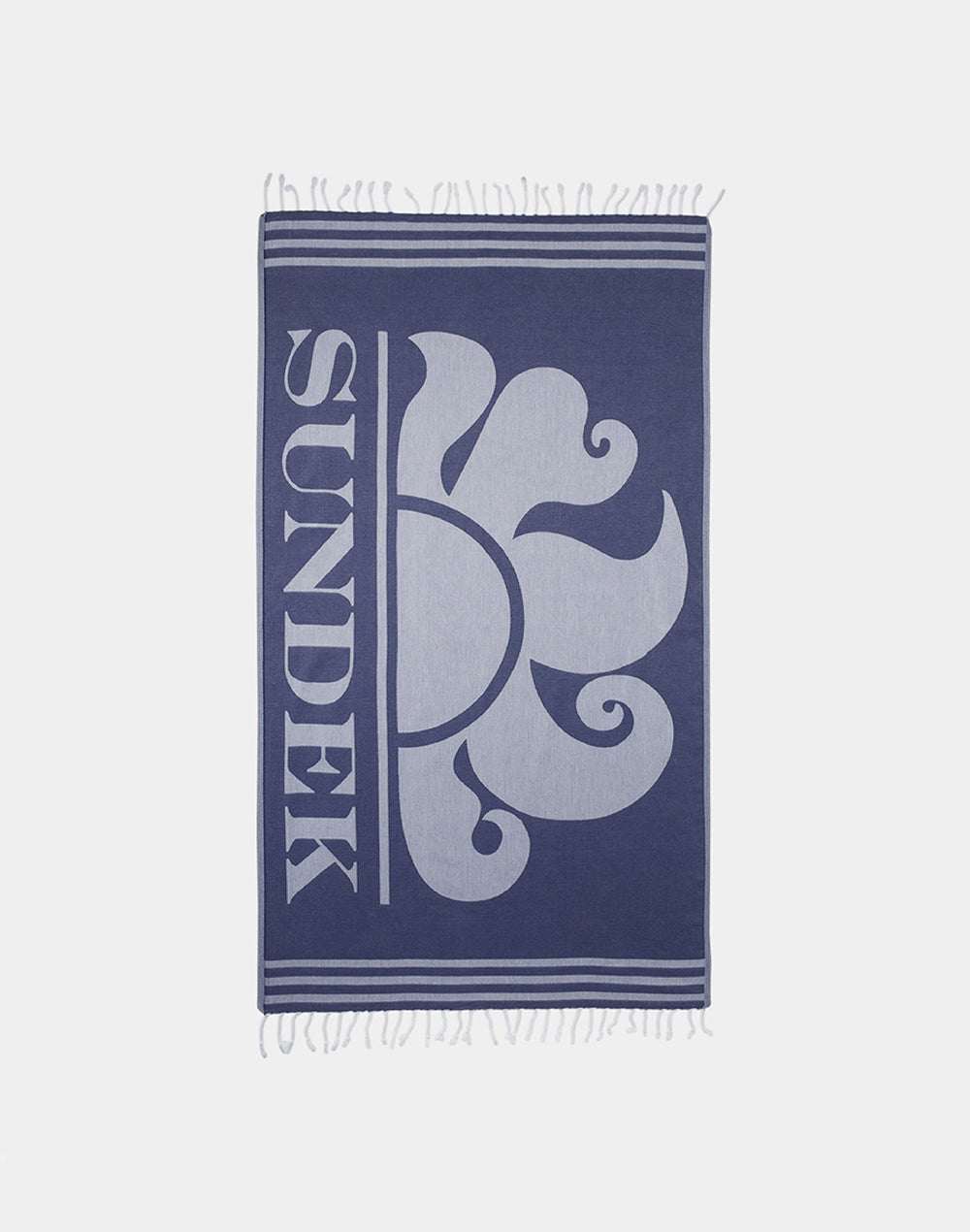 Cisalfa Borse Sundek Sundek Telo Mare Fouta Jacquard Con Logo