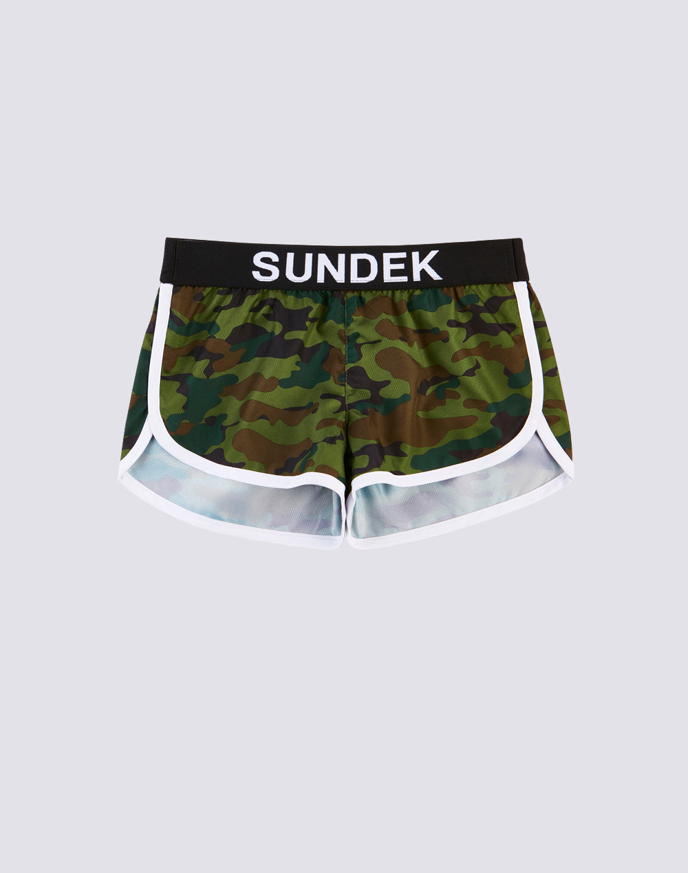 SMALL CAMO PRINT MINI LULIN SHORT SWIM SHORTS