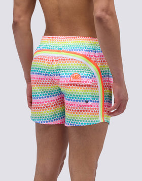 BAÑADOR CORTO CON CINTURA ELÁSTICA Y ESTAMPADO STARDUST