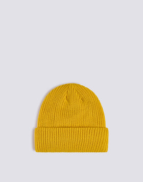 BONNET POUR ENFANT À CÔTES AVEC LOGO