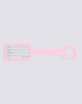 TAG PER BAGAGLIO CON LOGO INCISO