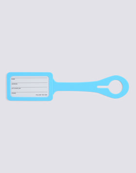 TAG PER BAGAGLIO CON LOGO INCISO