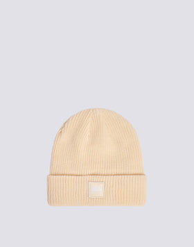 RIB KNITTED BEANIE