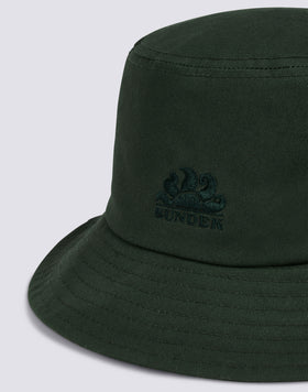BUCKET HAT WITH EMBROIDERED LOGO