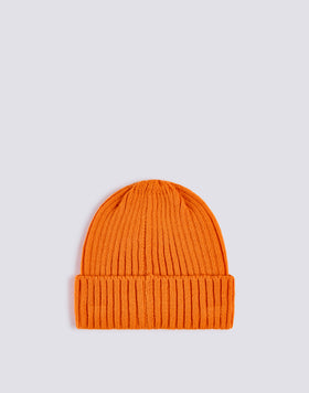 RIB KNITTED BEANIE