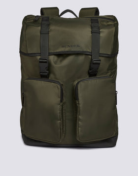 ZAINO IN NYLON SHINY CON TASCHE CARGO