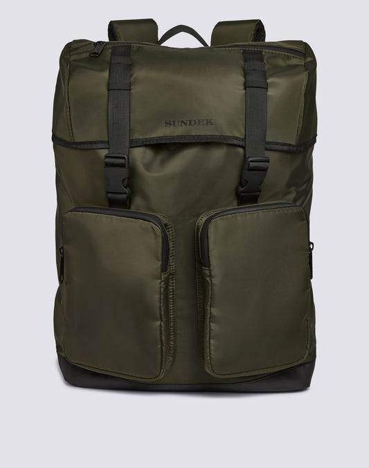 ZAINO IN NYLON SHINY CON TASCHE CARGO