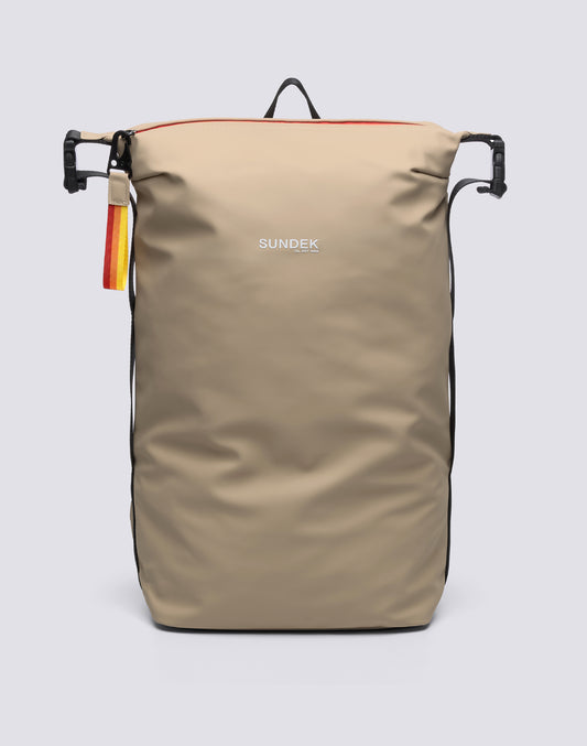 BACKPACK WITH WELDED ZIP AND ADJUSTABLE PADDED HANDLES