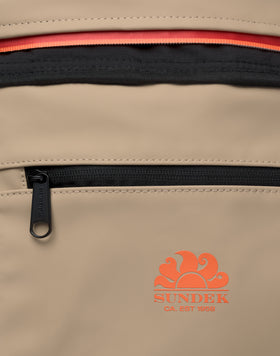 ZAINO CON ZIP SALDATA E MANICI REGOLABILI IMBOTTITI