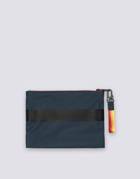 CLUTCH BAG WITH RAINBOW ZIP
