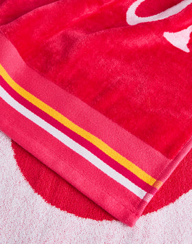 NEW CLASSIC - TOALLA DE PLAYA JACQUARD CON LOGOTIPO