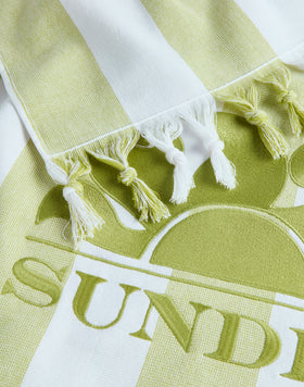 TOALLA DE PLAYA FOUTA JACQUARD A RAYAS
