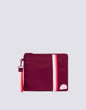 LUDWIG - CLUTCH BAG WITH RAINBOW DETAIL
