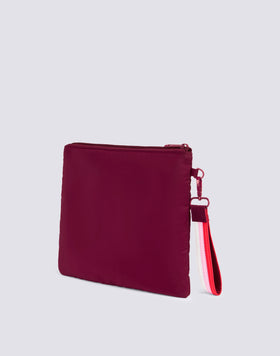 LUDWIG - CLUTCH BAG WITH RAINBOW DETAIL