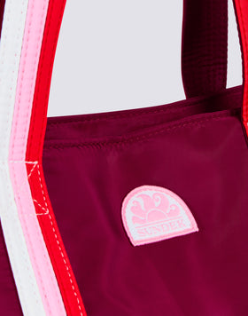 BON - BEACH BAG WITH RAINBOW DETAILS