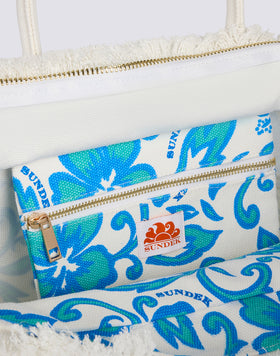 SAC À MAIN RÉGULIER EFFET PIERRE DÉLAVÉE AVEC IMPRESSION SK23