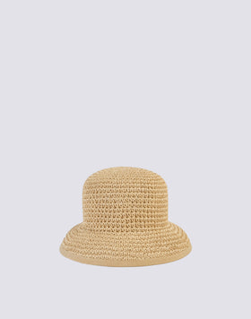CAPPELLO ALLA PESCATORA IN PAGLIA RIGIDO
