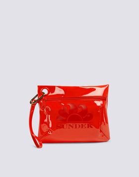 CLUTCH BAG WITH CARABINER