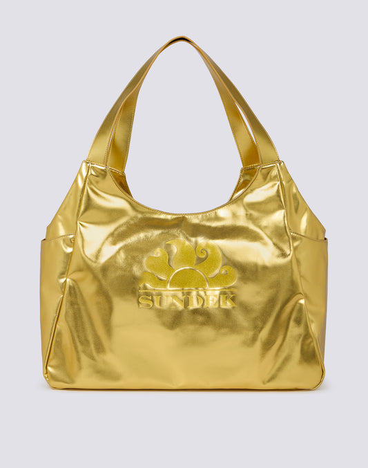 SAC SHOPPER LAMINÉ AVEC LOGO