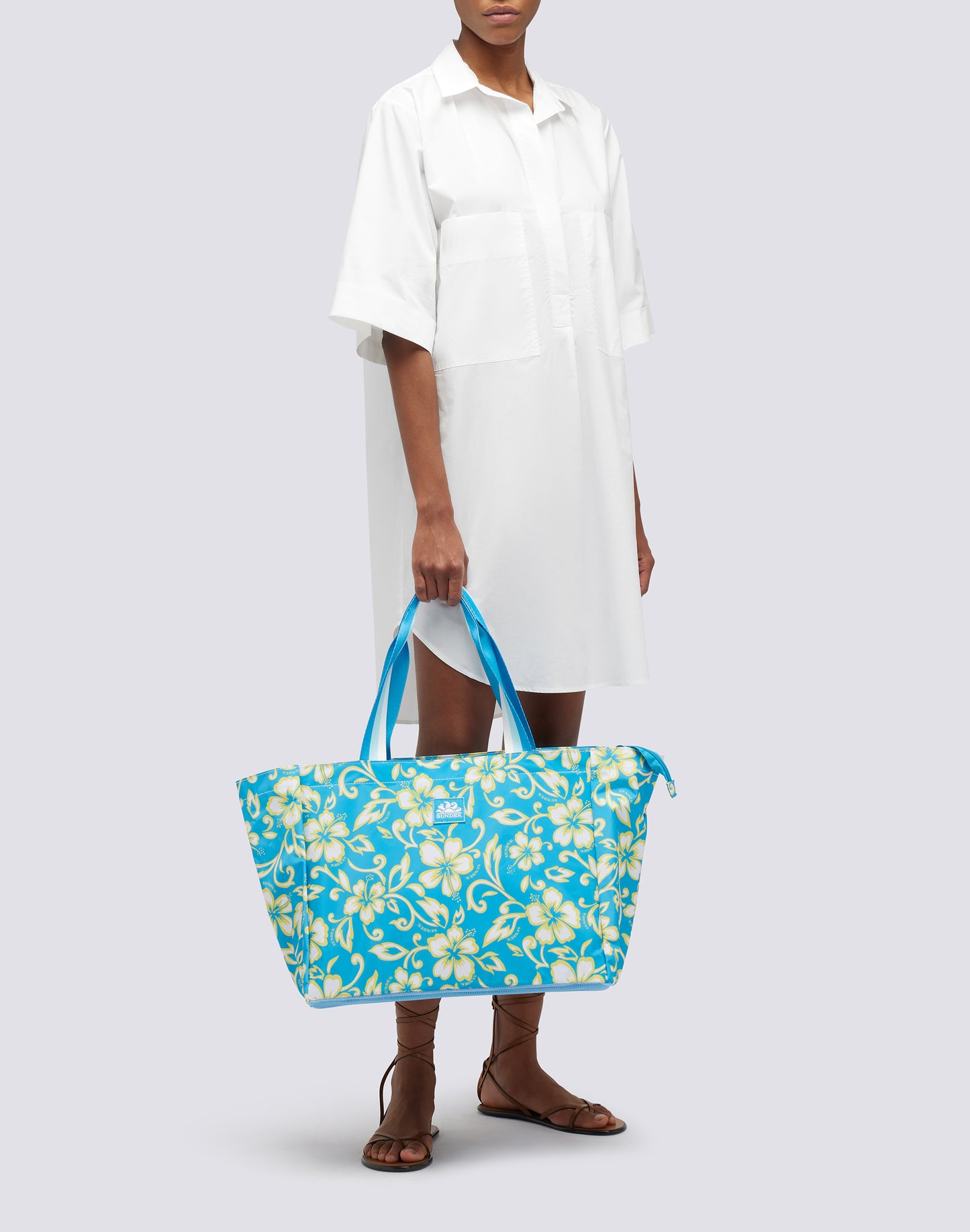 LUCE - BEACH BAG WITH SK23 PRINT