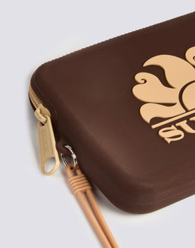 MINI BOLSO DE MANO DE GOMA CON LOGOTIPO