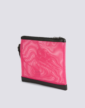 MINI POCHETTE IN MESH CON LOGO