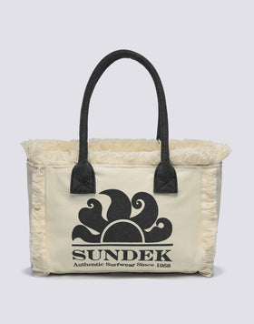 TOTE BAG REGULAR CON EFFETTO STONE WASHED