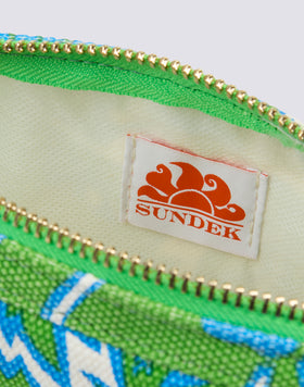 POCHETTE EFFETTO STONE WASHED CON STAMPA SK23