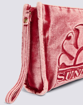 POCHETTE IN COTONE CANVAS TINTO CAPO