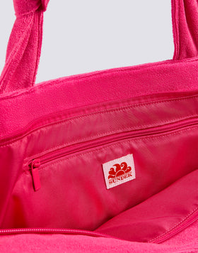 BOLSO DE MANO DE FELPA