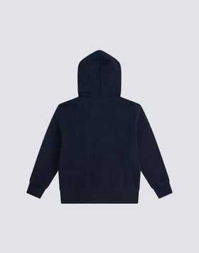 FELPA CON TASCA A MARSUPIO E FULL ZIP CENTRALE