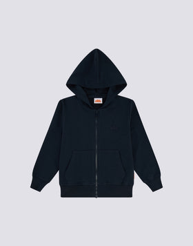 FELPA BAMBINO FULL ZIP CON CAPPUCCIO