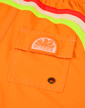 BAÑADOR NIÑO CORTO CON CINTURA ELÁSTICA REPREVE®