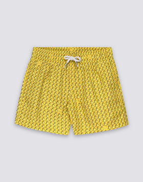COSTUME DA BAGNO BAMBINO CORTO VITA ELASTICATA REPREVE® CON STAMPA FRUIT FIESTA