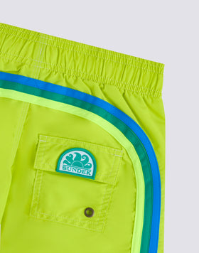 BAÑADOR NIÑO CORTO CON CINTURA ELÁSTICA ICONIC TAFFETA