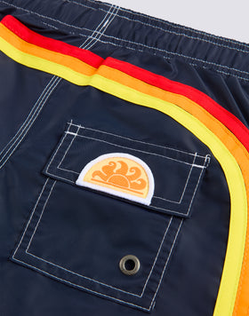 BAÑADOR NIÑO CORTO CON CINTURA ELÁSTICA ICONIC TAFFETA
