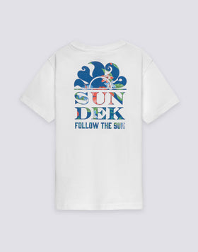 CAMISETA DE MANGA CORTA PARA NIÑO CON ESTAMPADO EN LA ESPALDA ISLAND BLISS