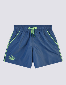 COSTUME DA BAGNO BAMBINO CORTO VITA ELASTICATA ICONIC TAFFETA CON PIPING