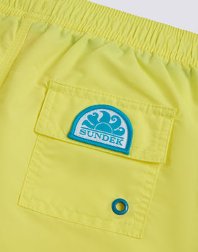 COSTUME DA BAGNO BAMBINO CORTO VITA ELASTICATA ICONIC TAFFETA CON PIPING