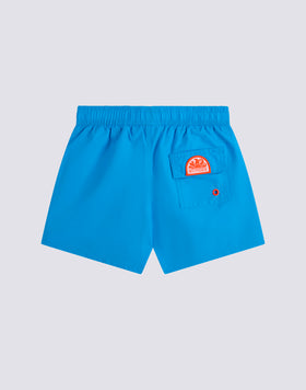 ICONIC TAFFETA SHORT-LENGTHS SWIMSHORTS WITH ELASTICATED WAIST AND PIPING