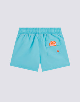 COSTUME DA BAGNO BAMBINO CORTO VITA ELASTICATA ICONIC TAFFETA CON PIPING
