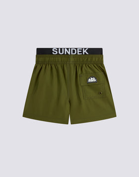 COSTUME DA BAGNO CON ELASTICO LOGO LIGHT POLY