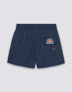 COSTUME DA BAGNO BAMBINO IN POLIESTERE RICICLATO REPREVE® CON DETTAGLI TRICOLORE
