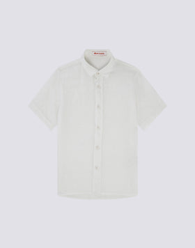 CAMICIA IN LINO DA BAMBINO A MANICA CORTA