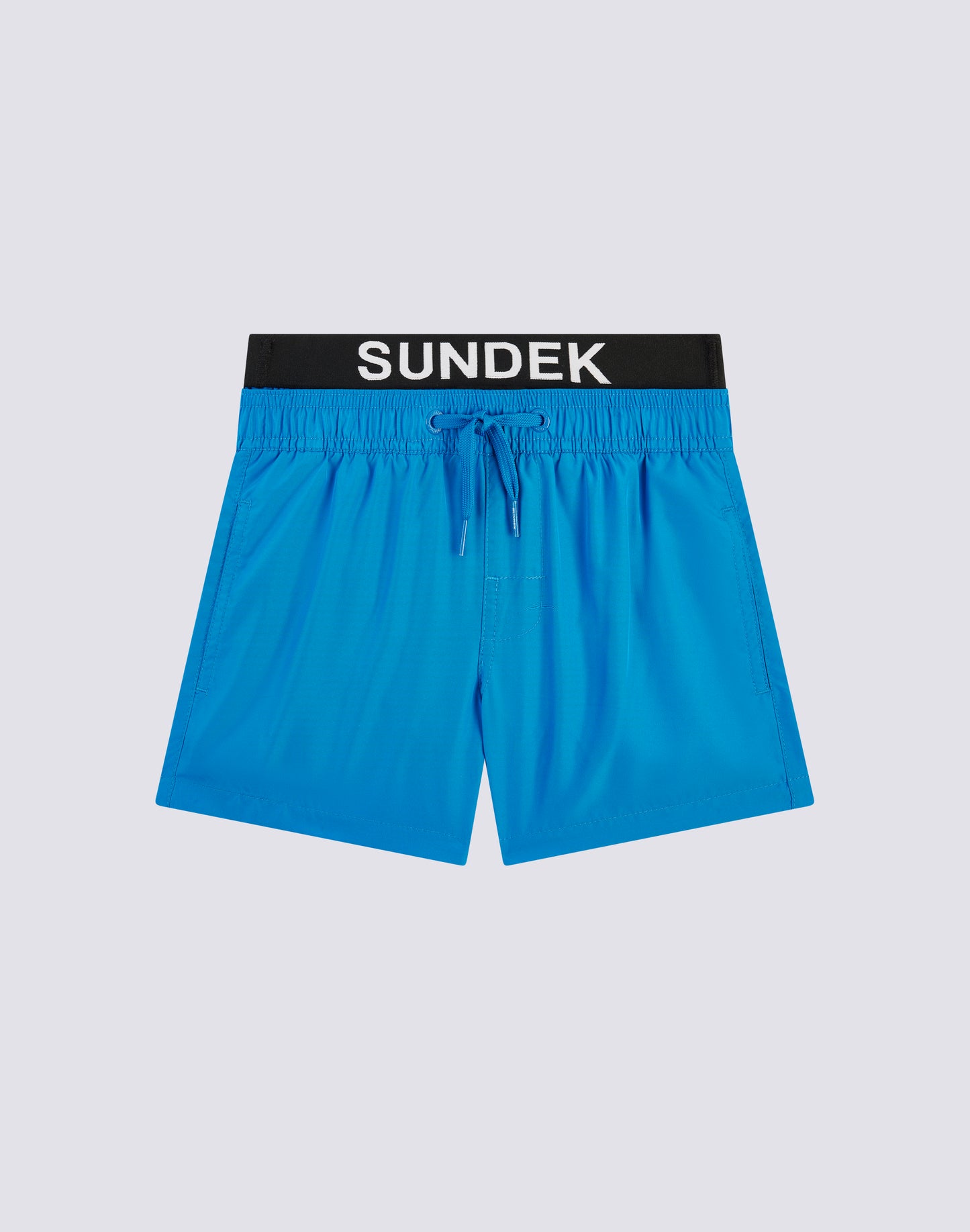 SWIMSUIT WITH LIGHT POLY LOGO ELASTIC
